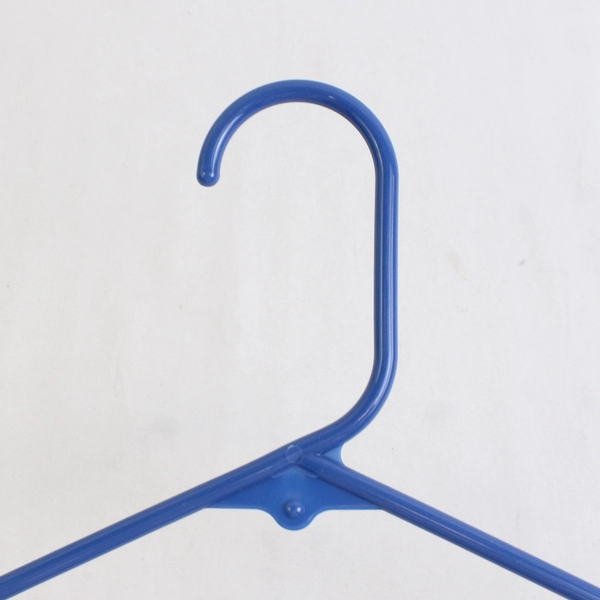 Mixed Lot of 10 Light Blue Plastic Clothes Hangers