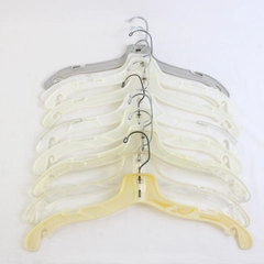 Mixed Lot Clear and Opaque Clothes Hangers Closet Storage