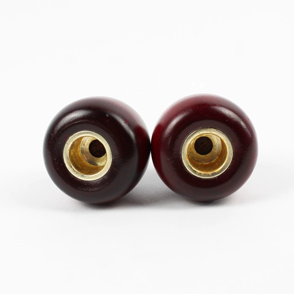 Exclusive Design for The Creative Circle Red Wooden Candle Stick Holders