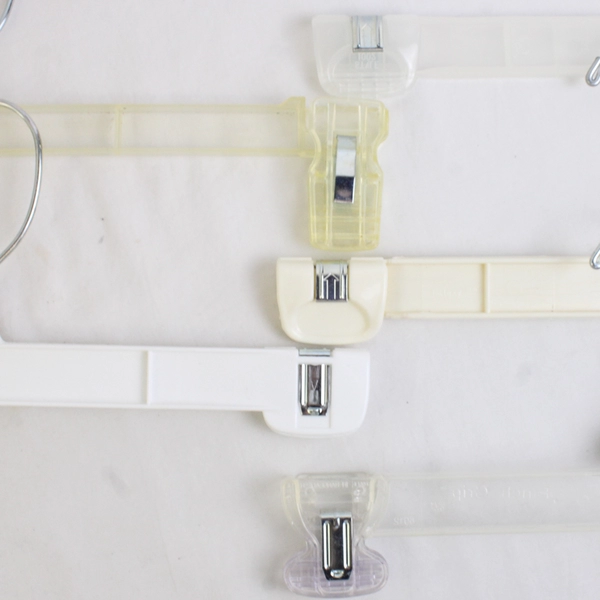 Mixed Lot of 10 Plastic Skirt Pants Clip Hangers Closet Storage