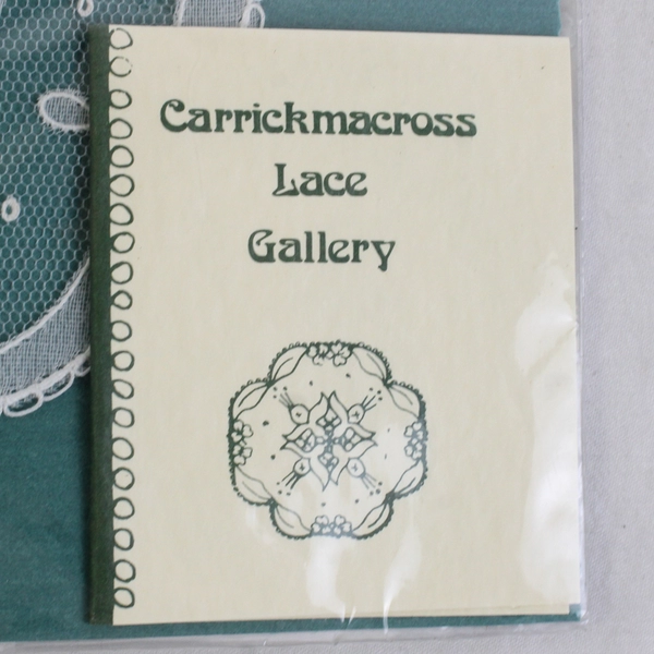NIP Carrickmacross Lace Gallery Swan Doily 6" Ireland Souvenir