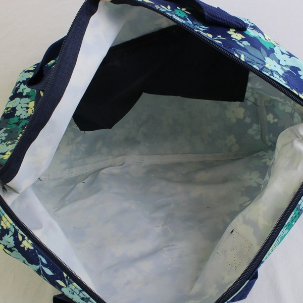 Women's 2 Pc. Green & Blue Floral Weekender Luggage Set