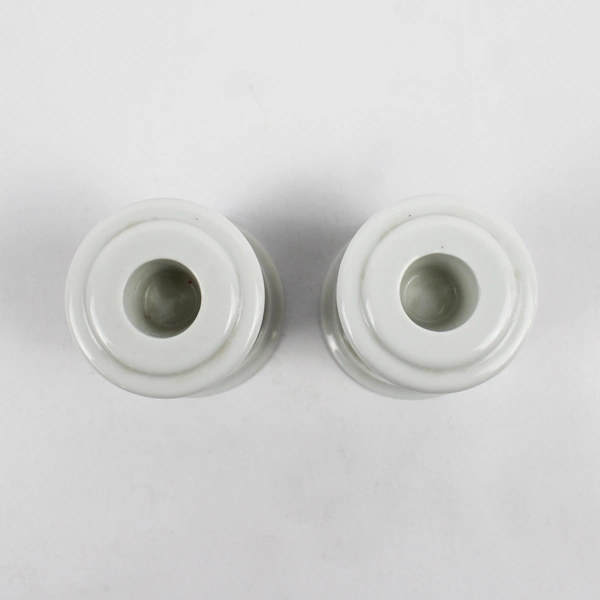 Lot of 2 Avon Porcelain Spring Hostess Collection Floral Candlestick Holders