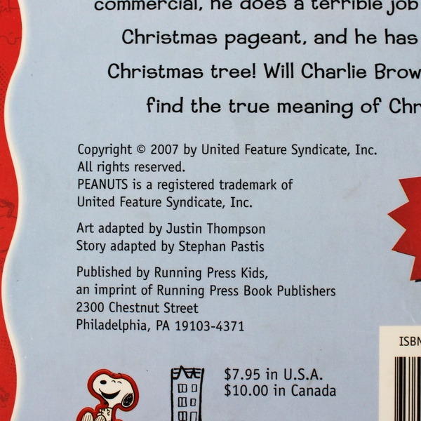 A Charlie Brown Christmas by Charles M Schulz 2007 Board Book Classic TV Special