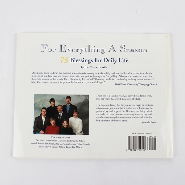 For Everything A Season 75 Blessings for Daily Life the Nilsen Family PB 1999