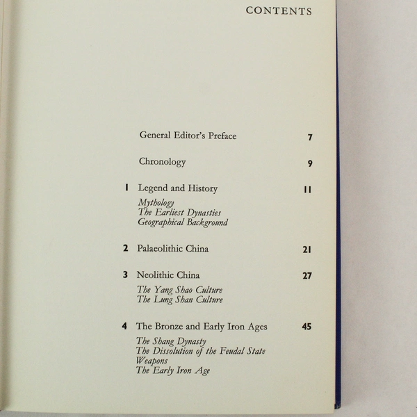 Early Civilization In China By William Watson Hardcover Book