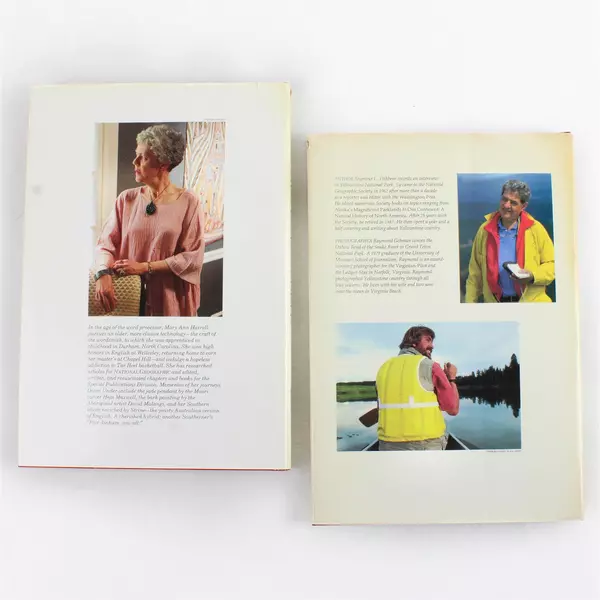 Lot of 2 National Geographic Books Yellowstone Country & Lands Down Under HC