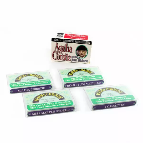 Agatha Christie Miss Marple Stories Series Cassette Tapes Set of 4 Vintage 1994