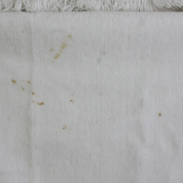 Lot Of 2 Design Works Crafts Inc White Embroidered Dish Towels 15.5" x 22"