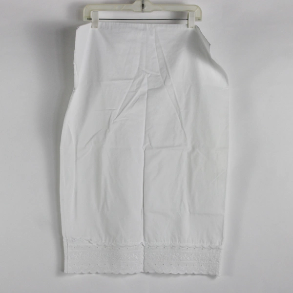 Lot Of 2 JCPenney Home Solid White Embroidered Standard Pillow Cases 19.5"x30"