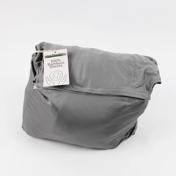 Lot Of 6 IAdjust Sleeping Solutions 100% Bamboo Charcoal Full Bed Sheet Set