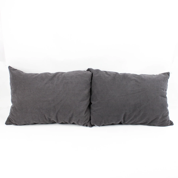 Moon Lence Solid Dark Gray Color Compressible Camp Pillows 12" x 16"