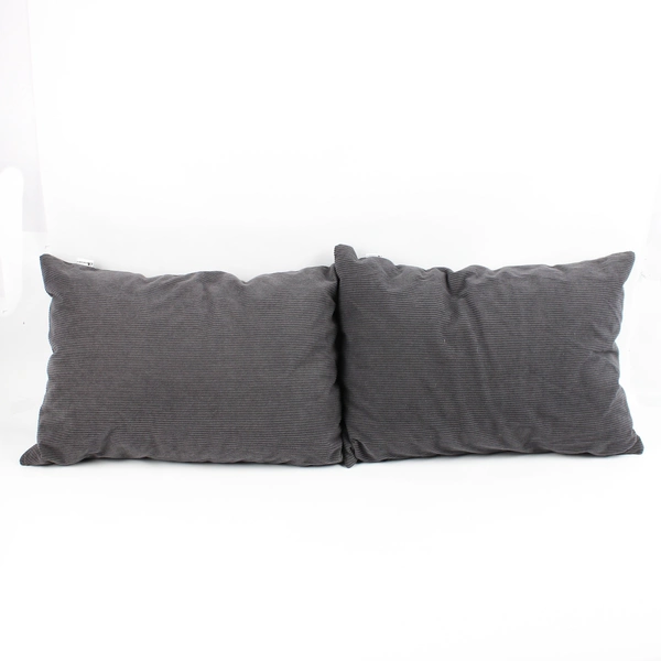 Moon Lence Solid Dark Gray Color Compressible Camp Pillows 12" x 16"