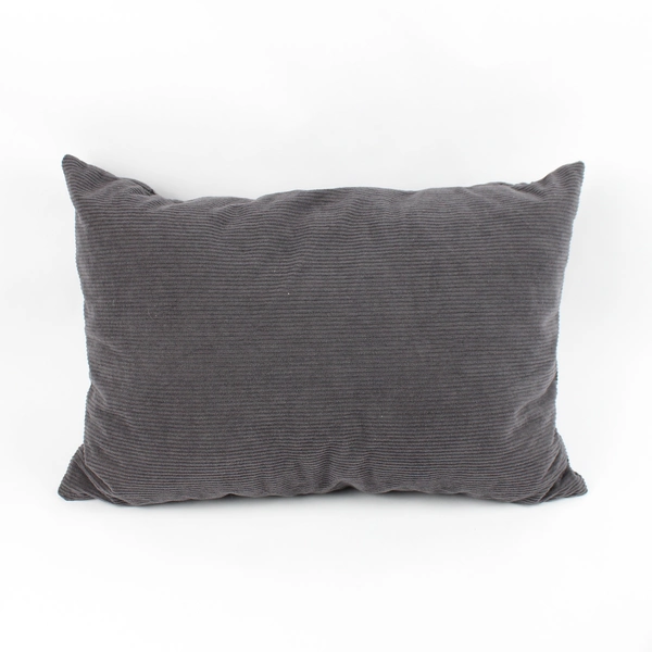 Moon Lence Solid Dark Gray Color Compressible Camp Pillows 12" x 16"