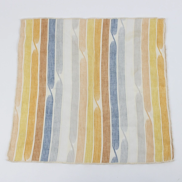 Lot Of 3 Unbranded Matching Multicolor Striped Fabric Napkins 15" x 16.5"