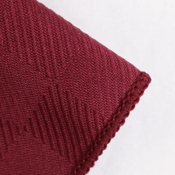 Lot Of 2 Unbranded Matching Solid Red Maroon Color Fabric Napkins 17" x 17"