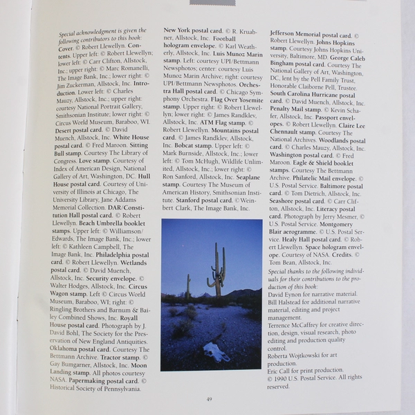 USPS 1989-90 Definitive Mint Stamp Set Book