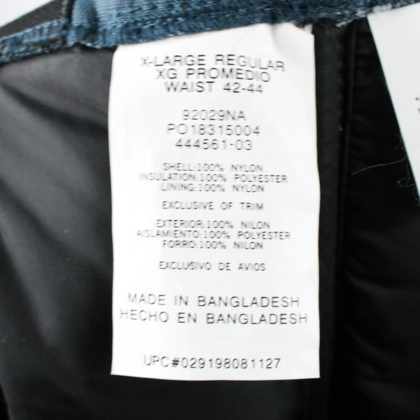 Walls Polar 10 Men's XL Regular Blue Insulated Bibs Overalls