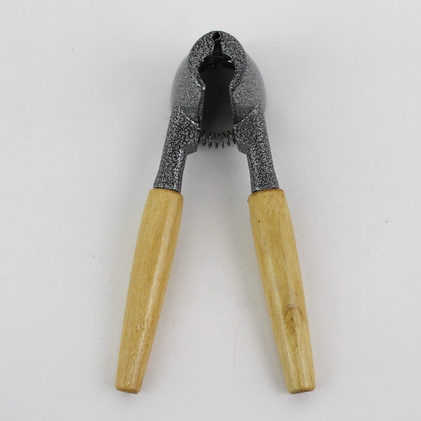 Handheld Pecan Walnut Nutcracker With Wood Handle