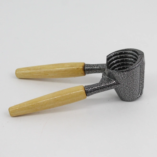 Handheld Pecan Walnut Nutcracker With Wood Handle