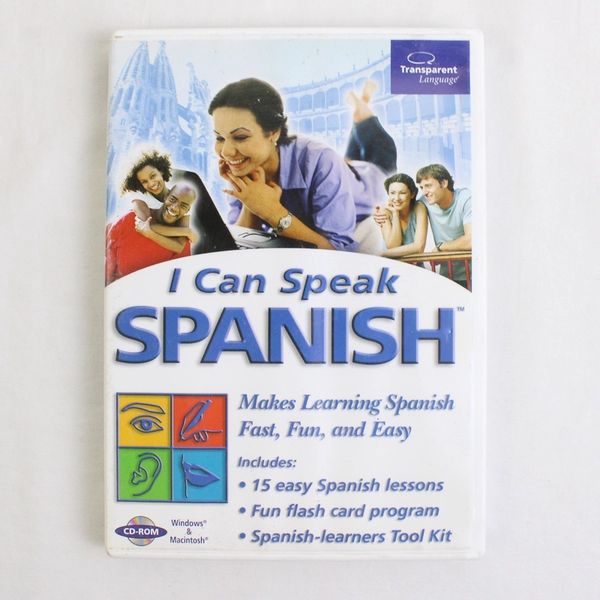 I Can Speak Spanish Transparent Language Learning CD Windows PC Mac #W2302