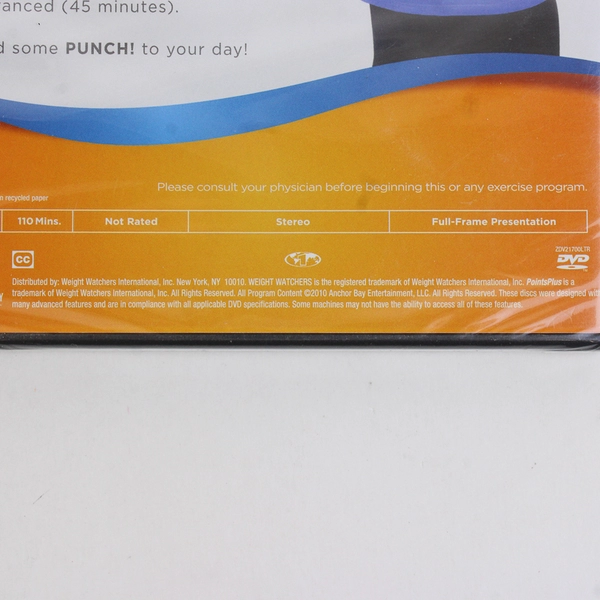 Weight Watchers: Punch! 3 Complete Workouts DVD DV21700 New