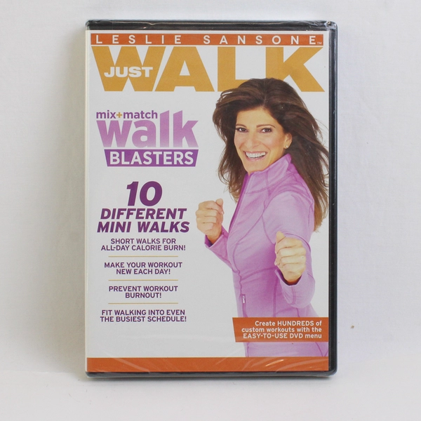 Leslie Sansone Just Walk Mix & Match Walk Blasters DVD,  New