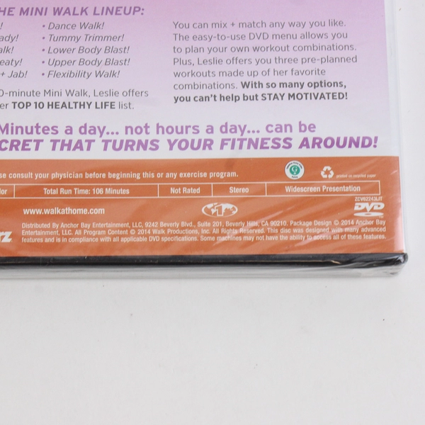 Leslie Sansone Just Walk Mix & Match Walk Blasters DVD,  New