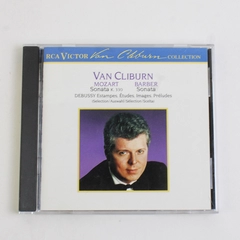 VAN CLIBURN Mozart, Samuel Barber, Debussy (CD, 1990, RCA)