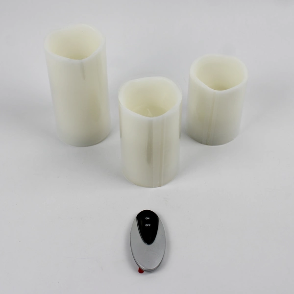 Sarah Peyton Remote Control 3PC Flameless LED Candle Set Open Box