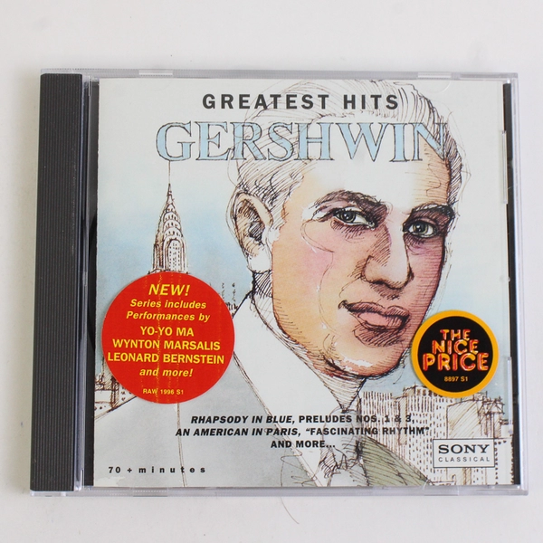Greatest Hits: Gershwin CD 1994 Sony Classical John Williams, Bernstein