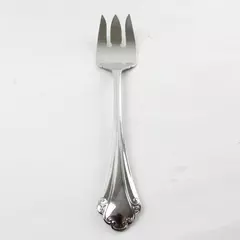 Oneida Repose Stainless Medium Solid Cold Meat Serving Fork 8.25in 