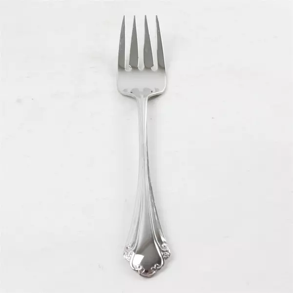 Set of 5 Oneida Repose Stainless Salad Forks 6.75" Vintage Silverware