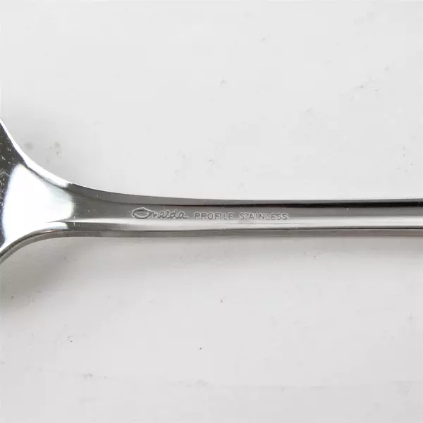 Set of 5 Oneida Repose Stainless Salad Forks 6.75" Vintage Silverware