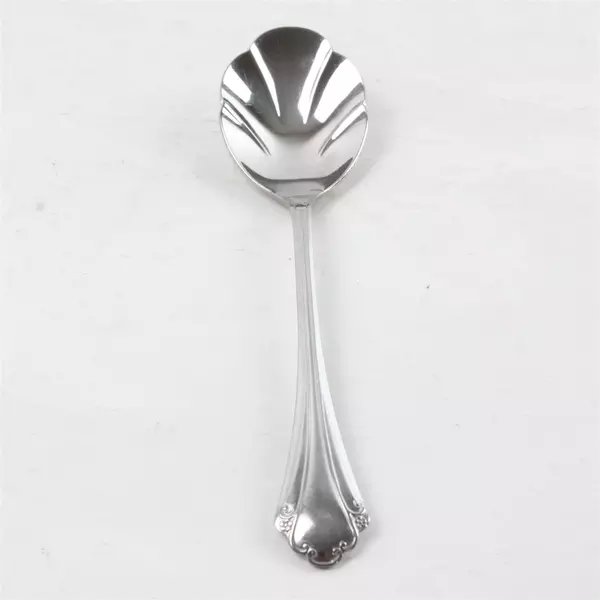 Lot of 3 Oneida Repose Stainless Place Soup Spoon & 2 Sugar Spoons 6.75"