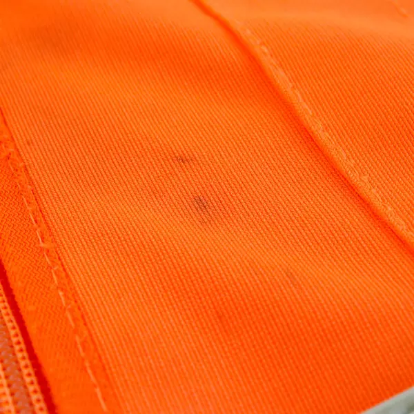 Orange Safety Vest XL with Zipper High Visibility Reflective Workwear