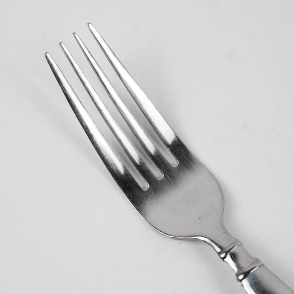 Lot of 6 Farberware Diner Pattern Dinner Forks 7.75" Stainless Good Hard To Find