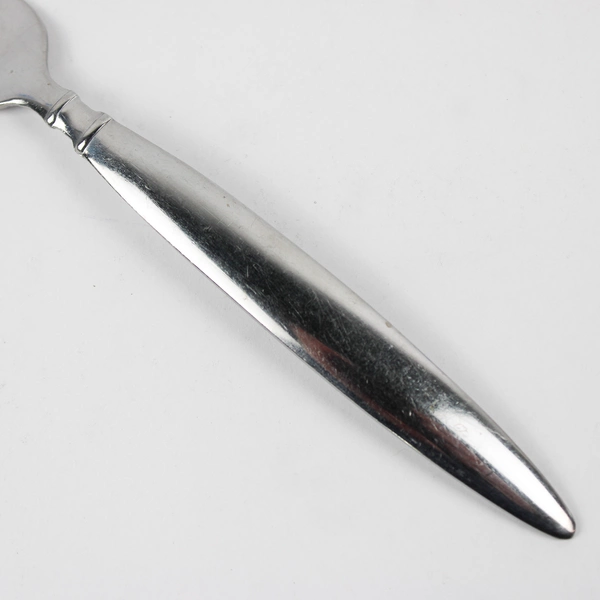 Lot of 6 Farberware Diner Pattern Dinner Forks 7.75" Stainless Good Hard To Find