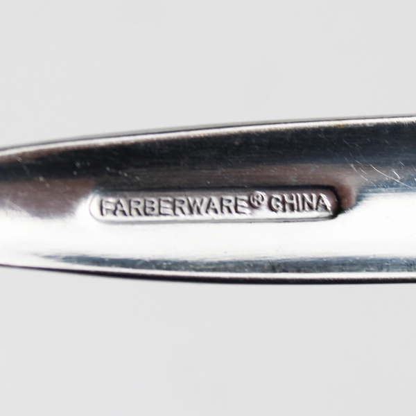 Lot of 6 Farberware Diner Pattern Dinner Forks 7.75" Stainless Good Hard To Find