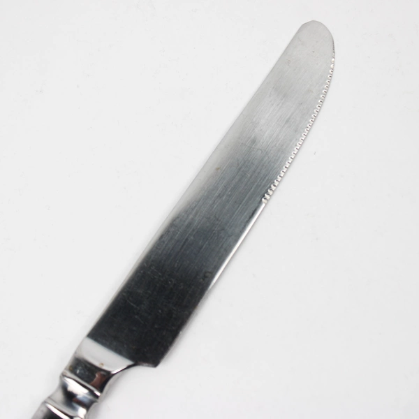 Lot of 5 Farberware Diner Pattern Dinner Knives 8.75" Stainless Hard To Find