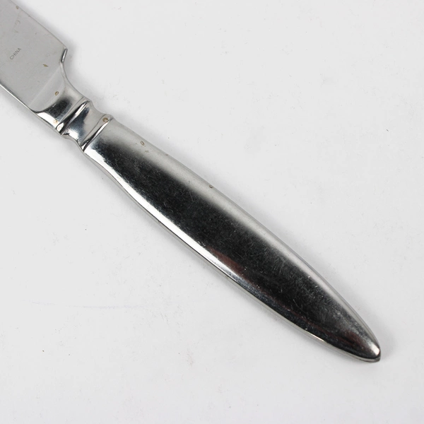 Lot of 5 Farberware Diner Pattern Dinner Knives 8.75" Stainless Hard To Find