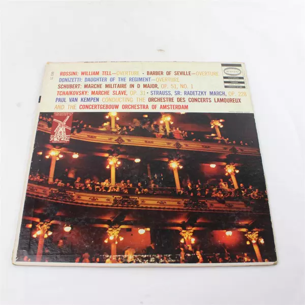 Paul van Kempen Overtures & Marches Rossini Donizetti Tchaikovsky LP Used