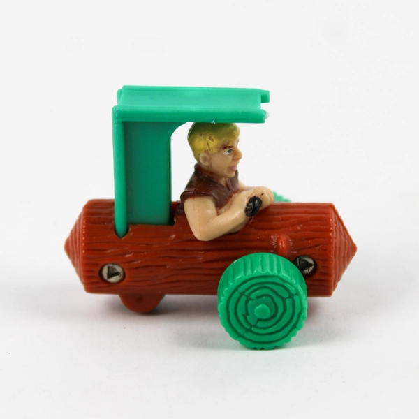VTG 1993 Barney Rubble Flintstones U.C.S. Amblin Stone Age Car MINI Figure