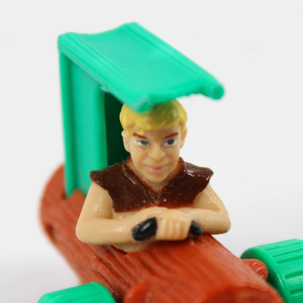 VTG 1993 Barney Rubble Flintstones U.C.S. Amblin Stone Age Car MINI Figure