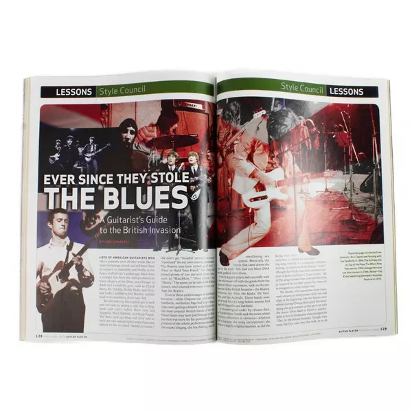 Guitar Player Magazine February 2008 Issue 50 Greatest Guitar DVDs 