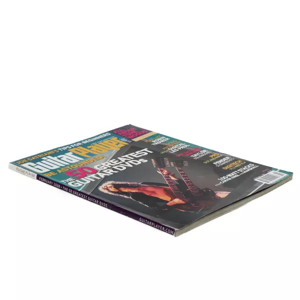 Guitar Player Magazine February 2008 Issue 50 Greatest Guitar DVDs 