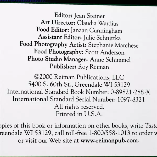 Best of Country Cooking 2000 Hardcover Cookbook Jean Steiner 