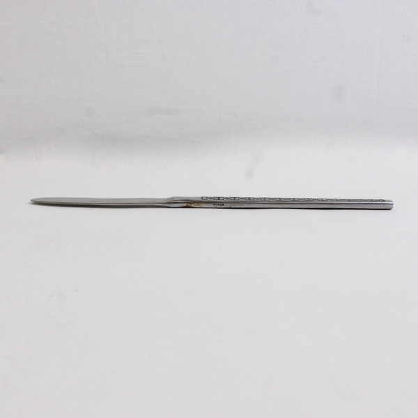 Hanford Forge Trocadero Dinner Knife Floral Glossy Stainless Silverware