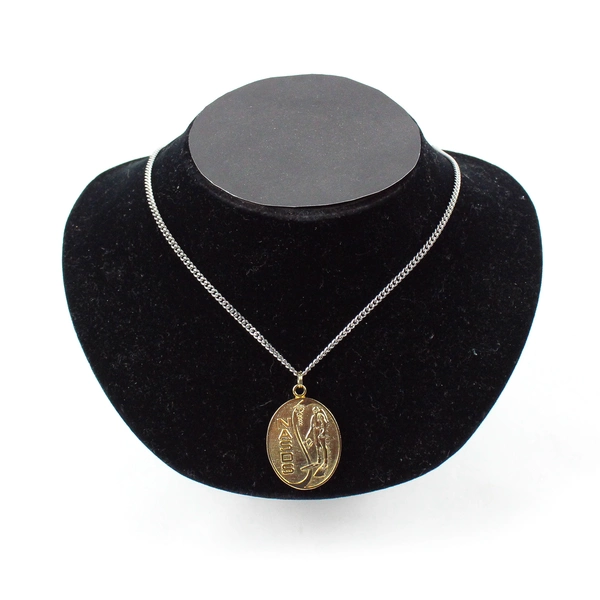 Vtg 1970's NASDS Gold-Toned Diver Pendant with Slot for Medical Information