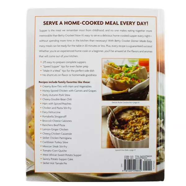 Betty Crocker Annual Recipes 2009 Dinner Made Easy Hardcover Cookbook Good